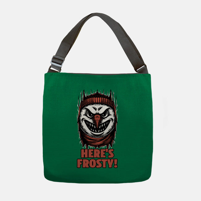 Snowman Horror Door Movie-None-Adjustable Tote-Bag-Studio Mootant