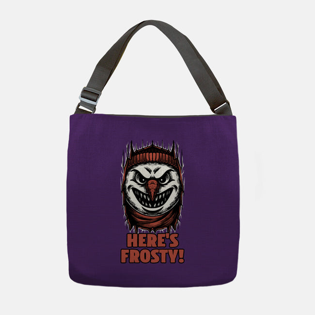 Snowman Horror Door Movie-None-Adjustable Tote-Bag-Studio Mootant