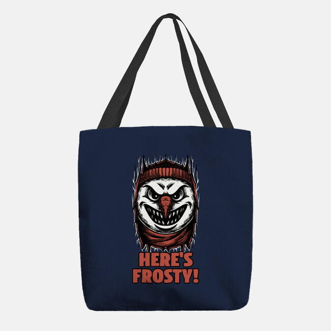 Snowman Horror Door Movie-None-Basic Tote-Bag-Studio Mootant