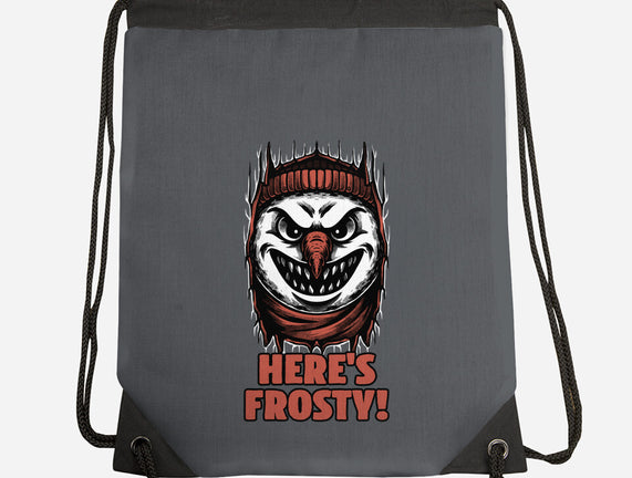 Snowman Horror Door Movie