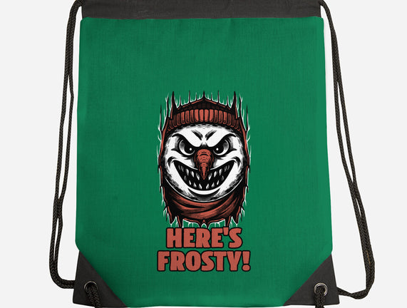 Snowman Horror Door Movie