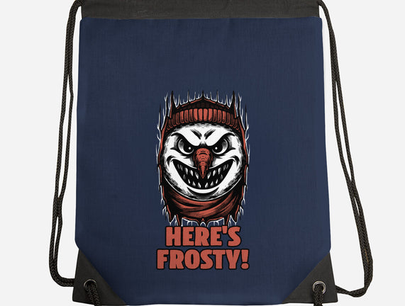 Snowman Horror Door Movie