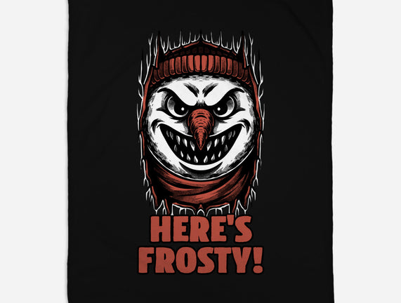 Snowman Horror Door Movie