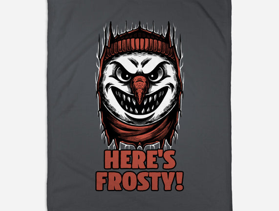 Snowman Horror Door Movie