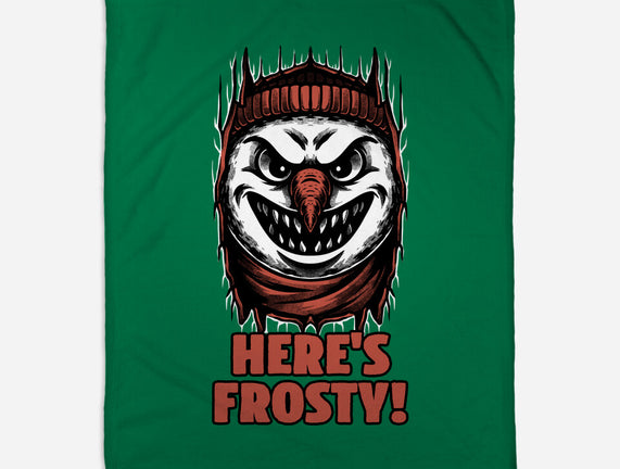 Snowman Horror Door Movie