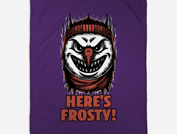 Snowman Horror Door Movie