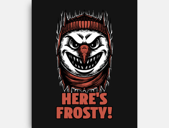 Snowman Horror Door Movie