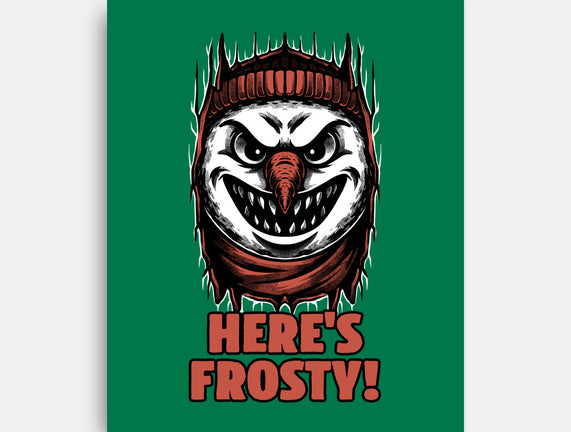 Snowman Horror Door Movie