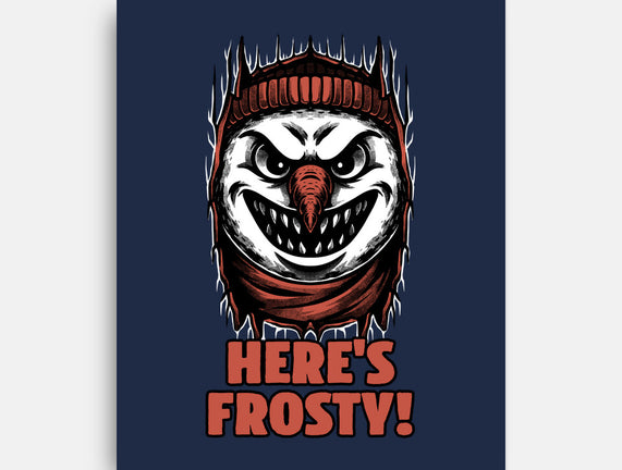 Snowman Horror Door Movie