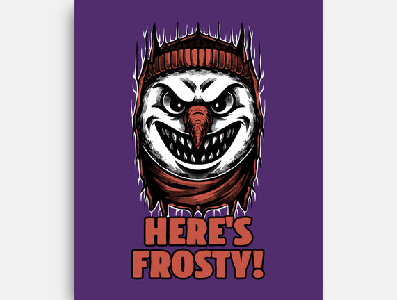 Snowman Horror Door Movie