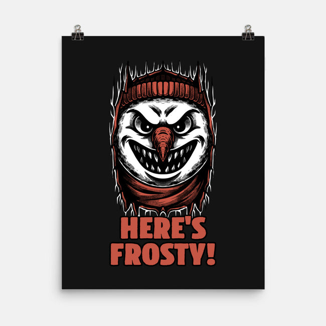 Snowman Horror Door Movie-None-Matte-Poster-Studio Mootant