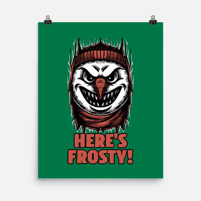 Snowman Horror Door Movie-None-Matte-Poster-Studio Mootant