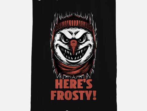 Snowman Horror Door Movie