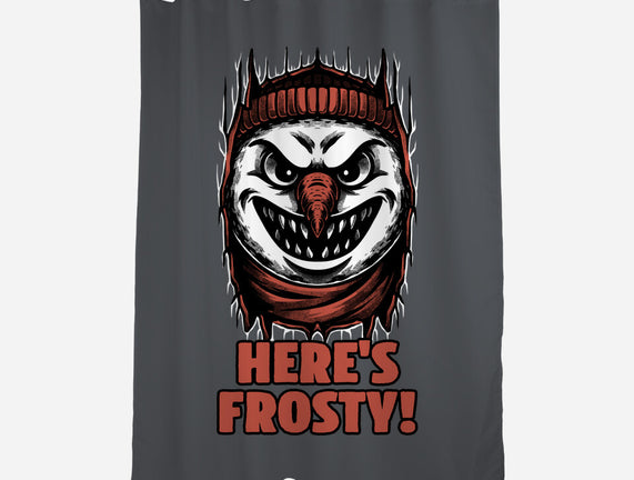 Snowman Horror Door Movie