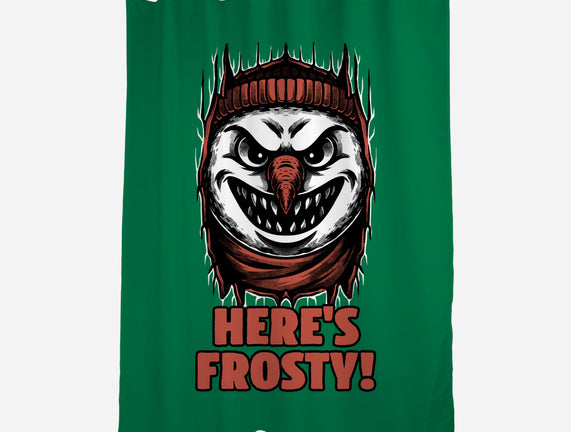 Snowman Horror Door Movie