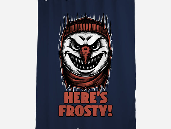 Snowman Horror Door Movie