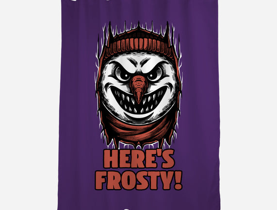 Snowman Horror Door Movie