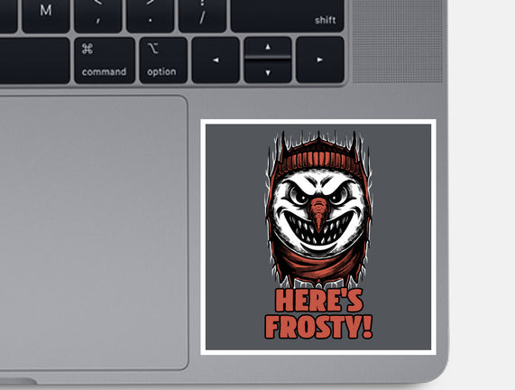 Snowman Horror Door Movie