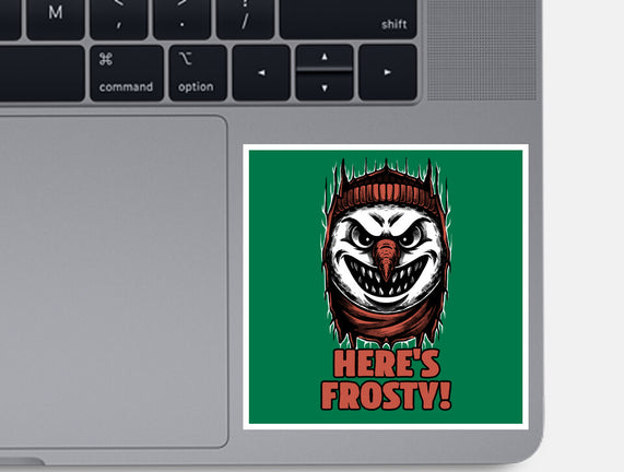 Snowman Horror Door Movie