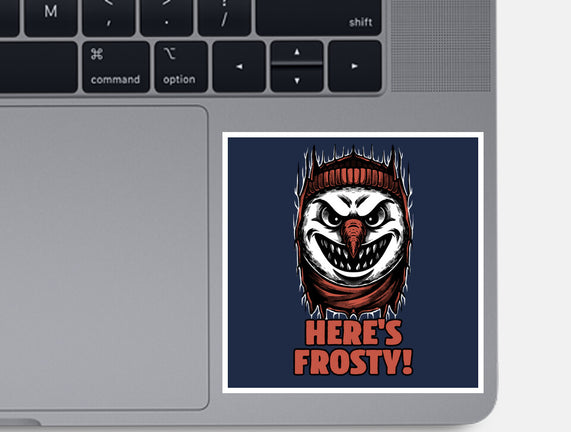 Snowman Horror Door Movie