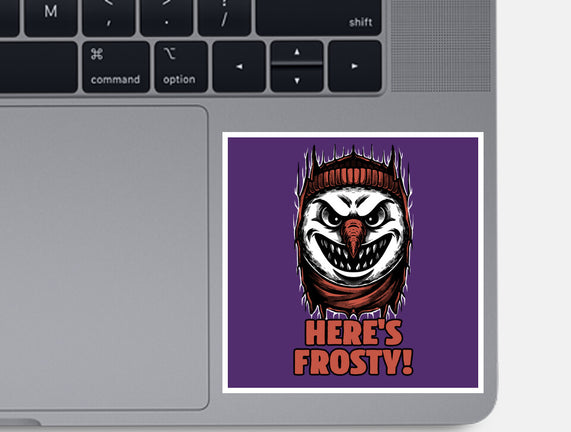 Snowman Horror Door Movie