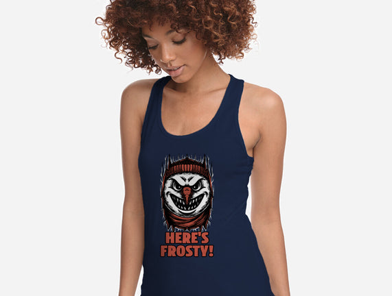 Snowman Horror Door Movie