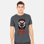 Snowman Horror Door Movie-Mens-Heavyweight-Tee-Studio Mootant