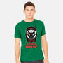 Snowman Horror Door Movie-Mens-Heavyweight-Tee-Studio Mootant