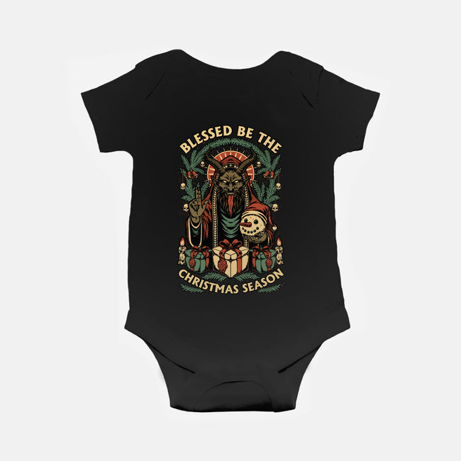Krampus Sacred Christmas-Baby-Basic-Onesie-Studio Mootant