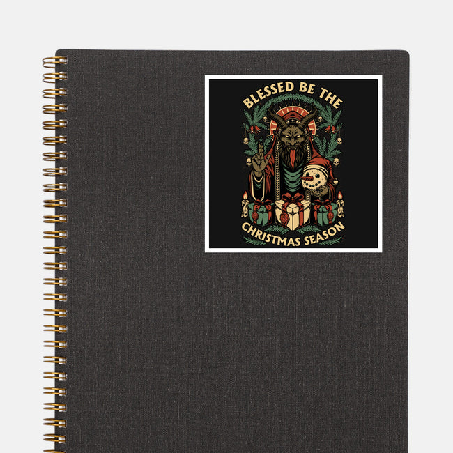 Krampus Sacred Christmas-None-Glossy-Sticker-Studio Mootant