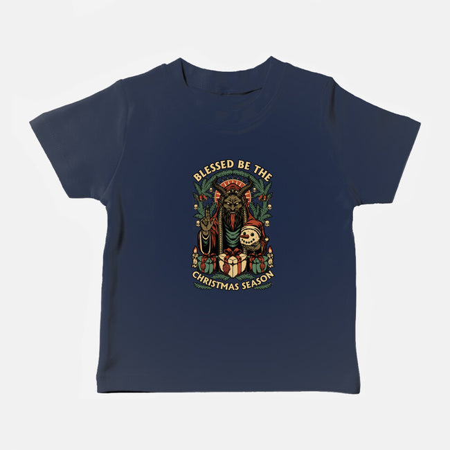 Krampus Sacred Christmas-Baby-Basic-Tee-Studio Mootant