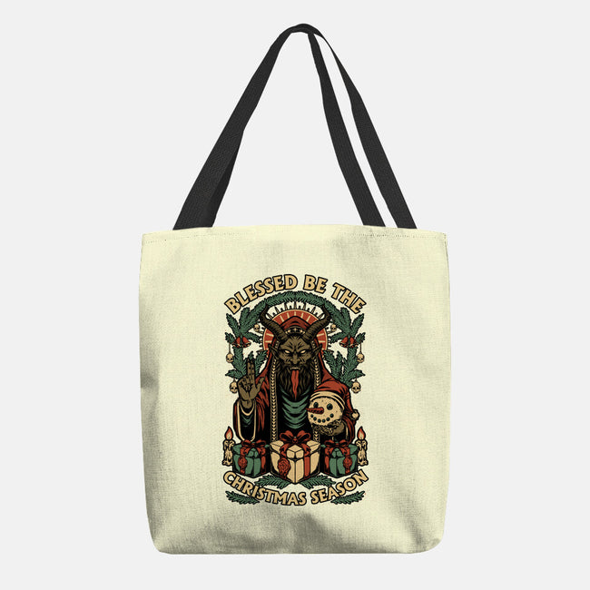Krampus Sacred Christmas-None-Basic Tote-Bag-Studio Mootant