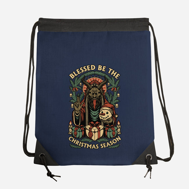 Krampus Sacred Christmas-None-Drawstring-Bag-Studio Mootant
