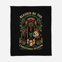 Krampus Sacred Christmas-None-Fleece-Blanket-Studio Mootant