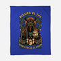Krampus Sacred Christmas-None-Fleece-Blanket-Studio Mootant