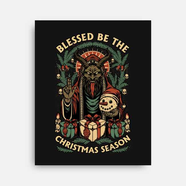 Krampus Sacred Christmas-None-Stretched-Canvas-Studio Mootant