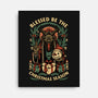 Krampus Sacred Christmas-None-Stretched-Canvas-Studio Mootant