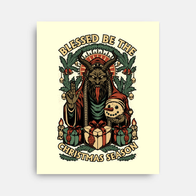 Krampus Sacred Christmas-None-Stretched-Canvas-Studio Mootant