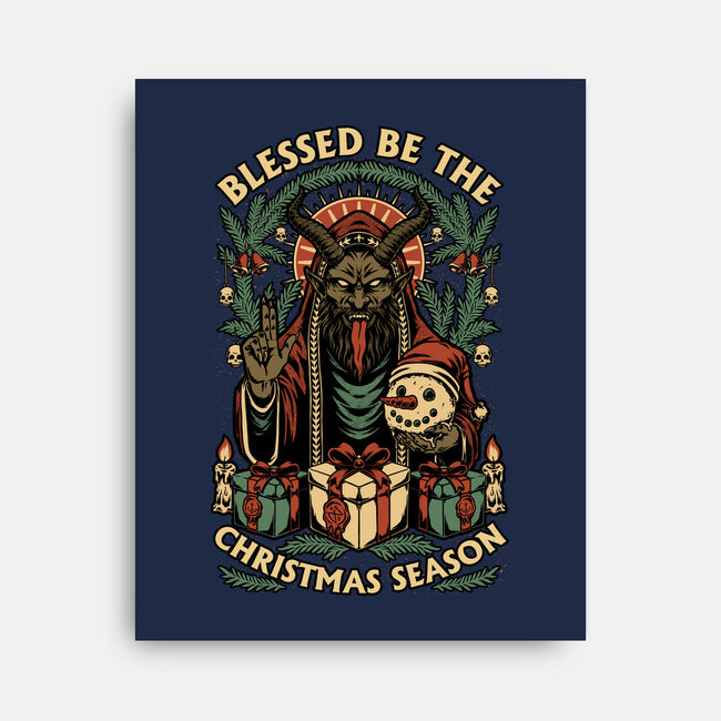 Krampus Sacred Christmas-None-Stretched-Canvas-Studio Mootant