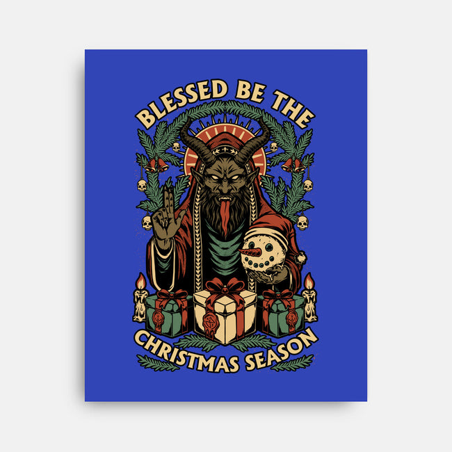 Krampus Sacred Christmas-None-Stretched-Canvas-Studio Mootant