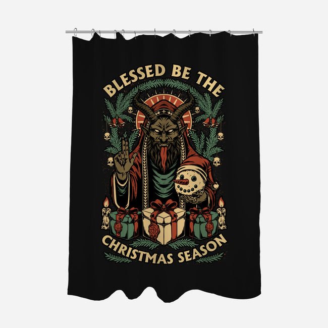 Krampus Sacred Christmas-None-Polyester-Shower Curtain-Studio Mootant
