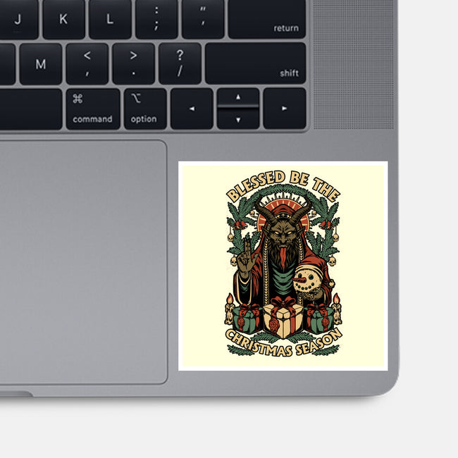 Krampus Sacred Christmas-None-Glossy-Sticker-Studio Mootant