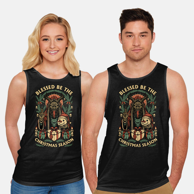 Krampus Sacred Christmas-Unisex-Basic-Tank-Studio Mootant