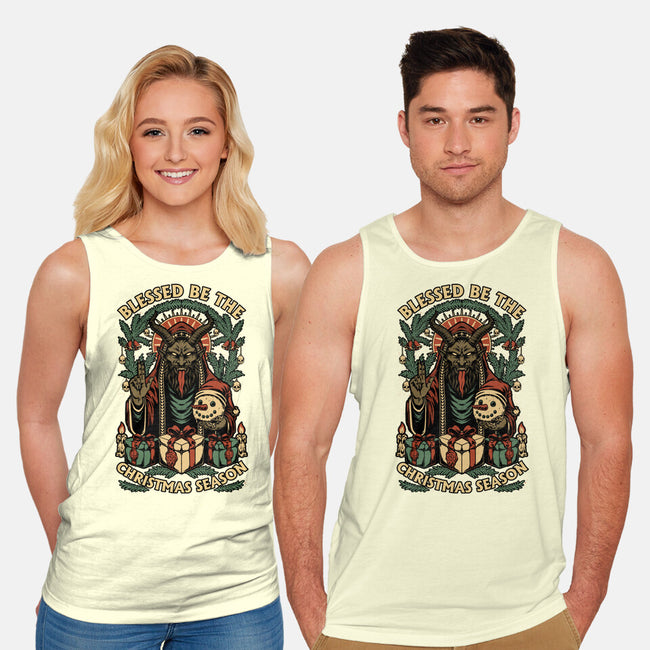 Krampus Sacred Christmas-Unisex-Basic-Tank-Studio Mootant