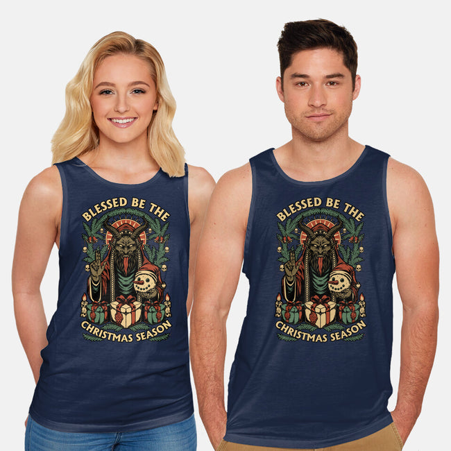 Krampus Sacred Christmas-Unisex-Basic-Tank-Studio Mootant