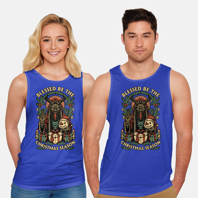 Krampus Sacred Christmas-Unisex-Basic-Tank-Studio Mootant