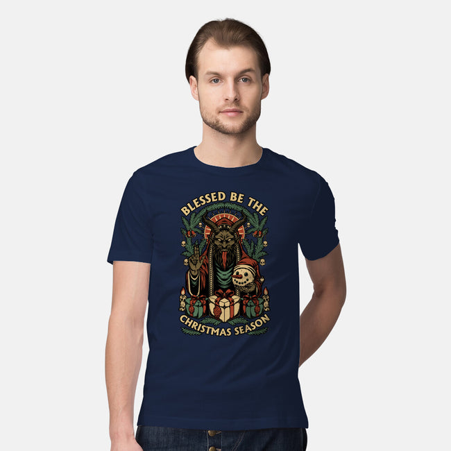Krampus Sacred Christmas-Mens-Premium-Tee-Studio Mootant