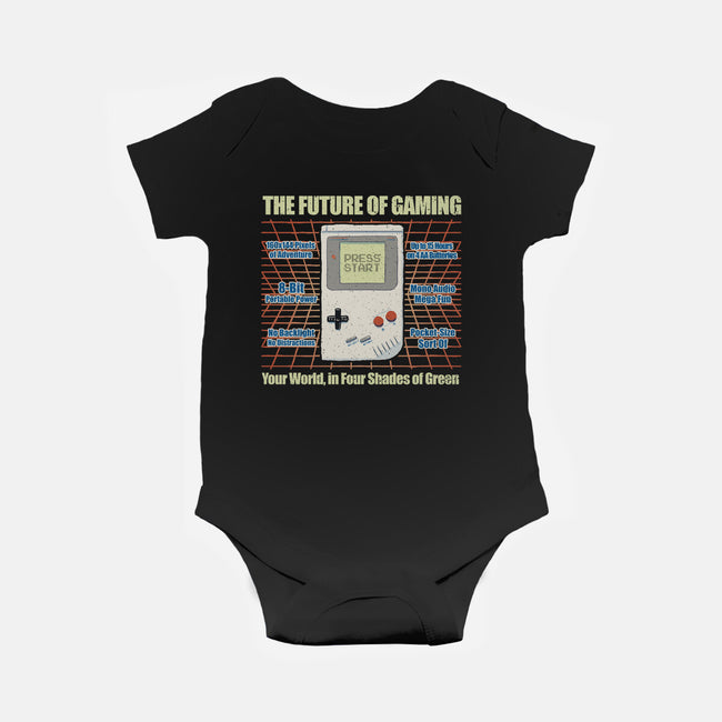 The Future Of Gaming-Baby-Basic-Onesie-NMdesign