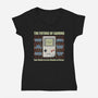 The Future Of Gaming-Womens-V-Neck-Tee-NMdesign