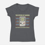 The Future Of Gaming-Womens-V-Neck-Tee-NMdesign
